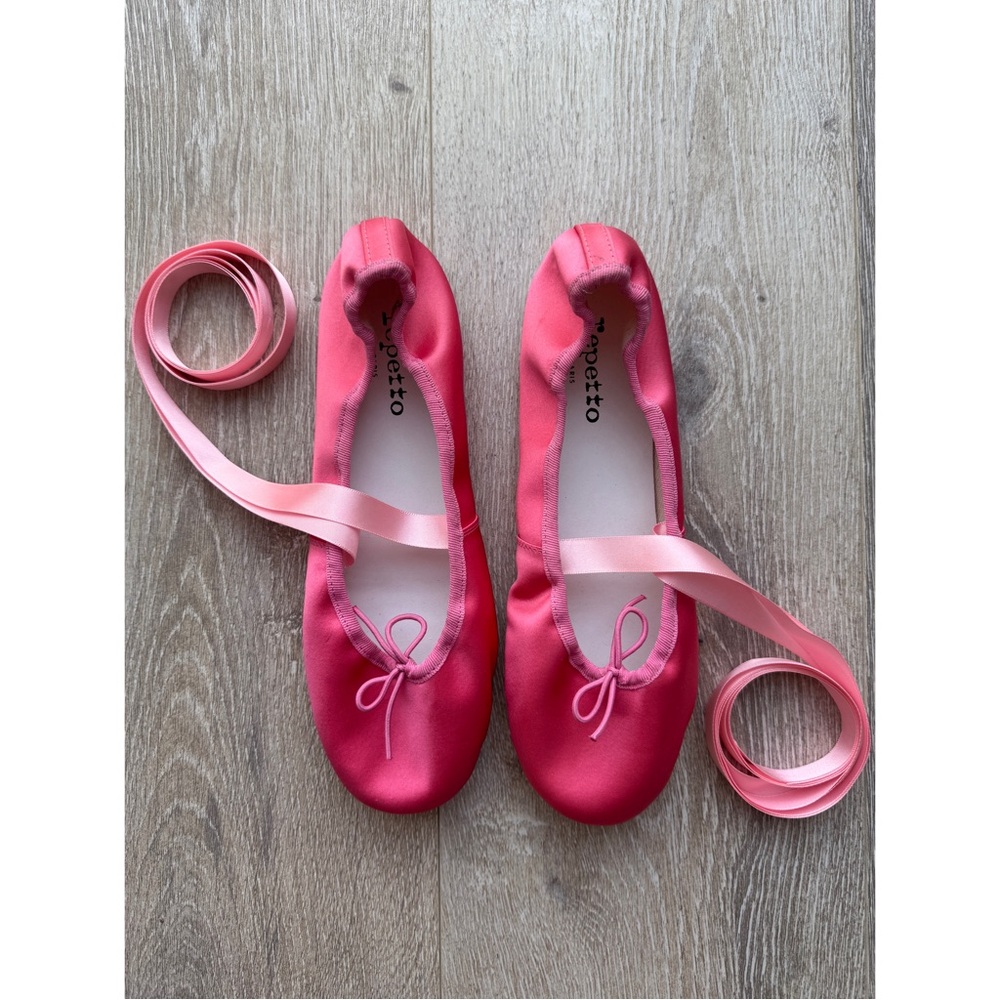 Repetto Satin Party Pink Sophia Ballerinas